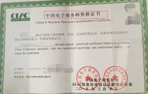 电子商务专业可考什么证